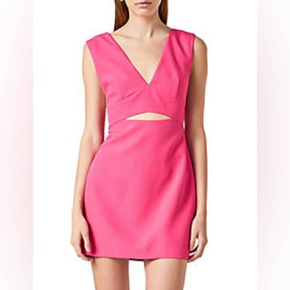 Endless Rose Cutout V-Neck‎ Pink Minidress Sz XS